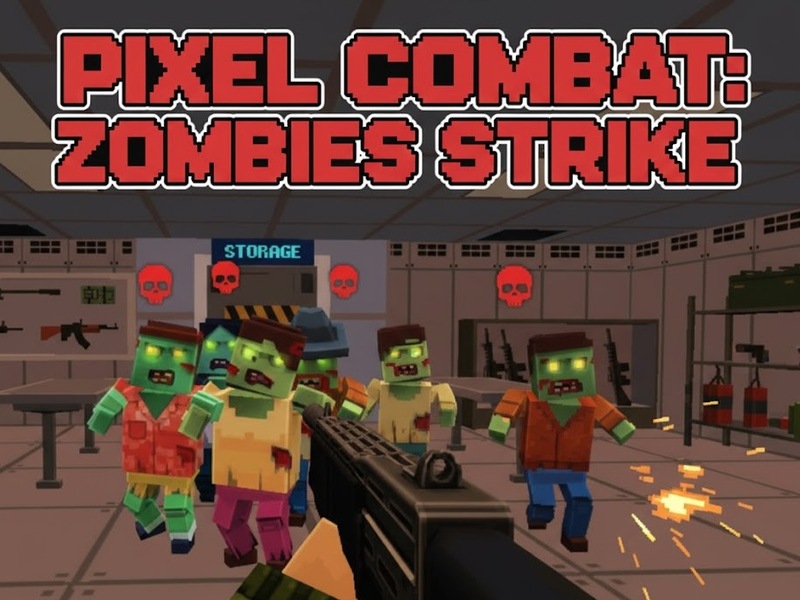 Pixel Combat Zombies Strike 🕹️ Sgames에서 온라인으로 플레이