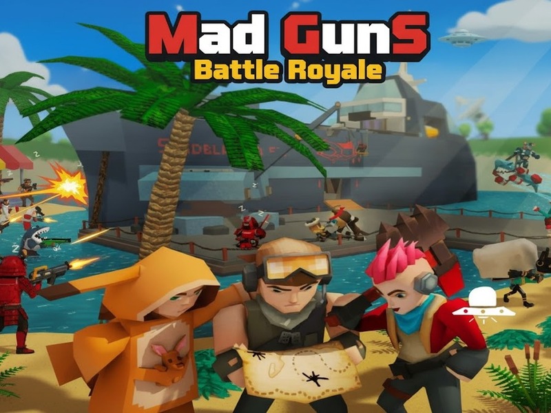Mad GunS 배틀 로얄 🕹️ Sgames에서 온라인으로 플레이