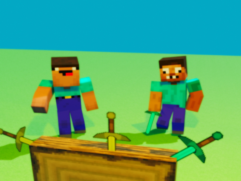 Noob vs Pro But Knife Hit Minecraft 🕹️ Sgames에서 온라인으로 플레이
