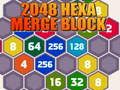 게임 2048 헥사 병합 블록 온라인