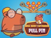 게임 아기 카피바라 구하기 Pull Pin 온라인