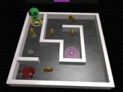 게임 3D 미로와 로봇 온라인