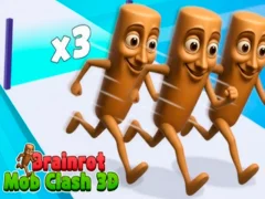 게임 Brainrot Mob Clash 3D 온라인