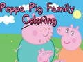게임 페파 Pig 가족 색칠하기 온라인