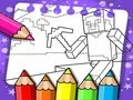 게임 마인크래프트 색칠책 온라인