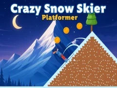 게임 Crazy Snow Skier: 플랫폼 게임 온라인