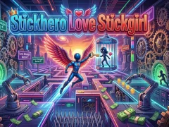 게임 Stickhero 사랑 Stickgirl 온라인