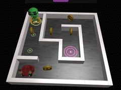 게임 3D 미로와 로봇 온라인