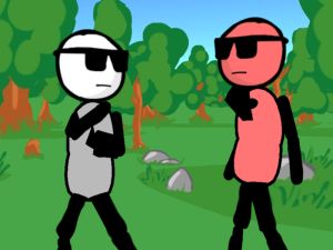 게임 Stickman Gun- 싸움이 적습니다 온라인