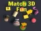 게임 매치 3D 재미 온라인