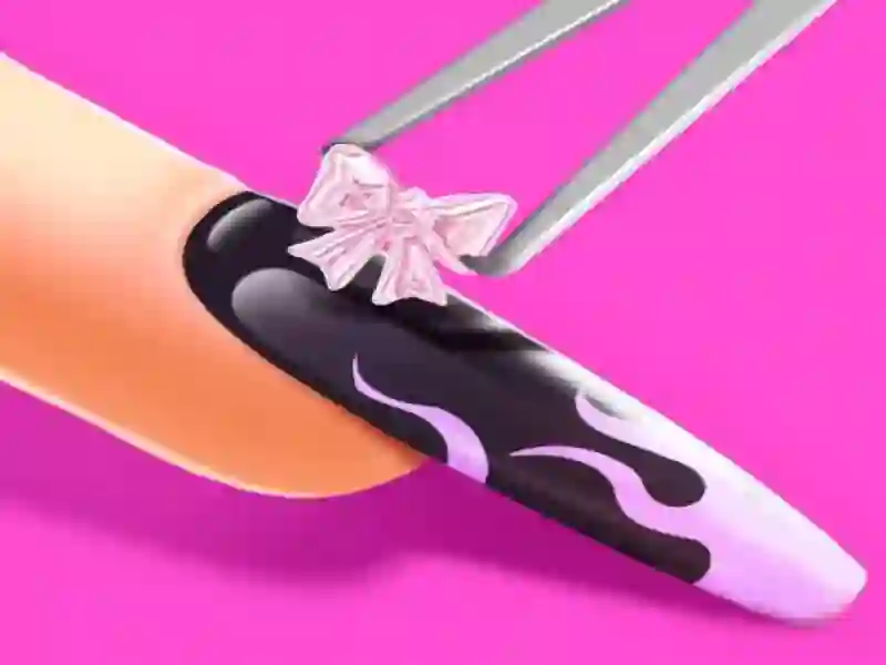 게임 3D 아크릴 네일 : 네일 아트 게임 온라인