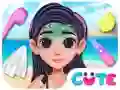게임 슈퍼히어로 보라색 여름 여행 온라인