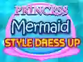 게임 공주 인어 스타일 드레스를 입기 온라인