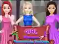 게임 소녀 학생 헤어스타일 디자인 온라인