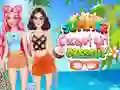 게임 여름 코코넛 소녀 드레스업 온라인