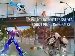 게임 미국 경찰 로봇 변신: 로봇 전투 게임 온라인 게임 미국 경찰 로봇 변신: 로봇 전투 게임 온라인