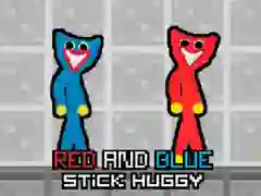 게임 빨간색과 파란색 스틱 포옹 온라인
