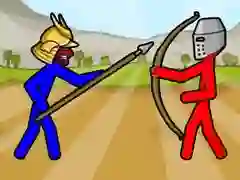 게임 스틱맨 왕국 충돌 온라인