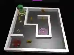 게임 3D 미로와 로봇 온라인