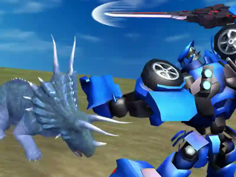 게임 Jurassic Dinosaur Mech 전투 온라인