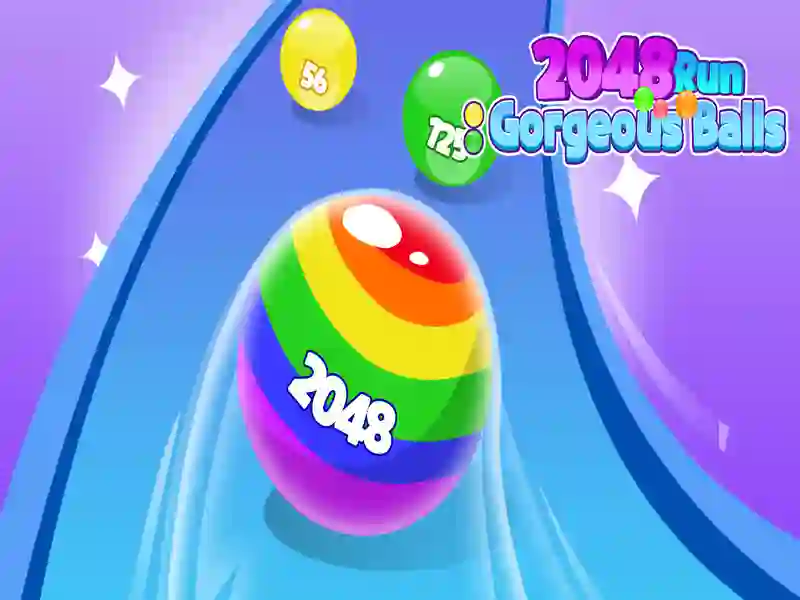 게임 2048 화려한 공 온라인