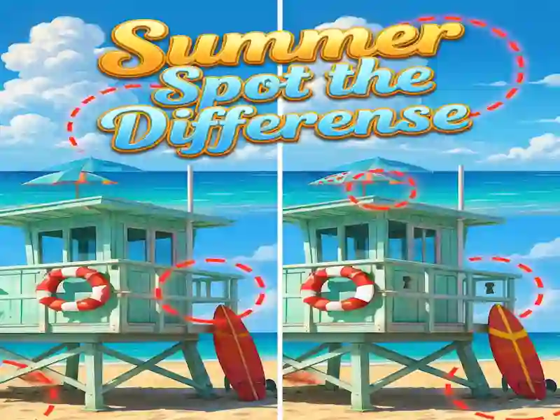 게임 Summer Spot the Differense 온라인