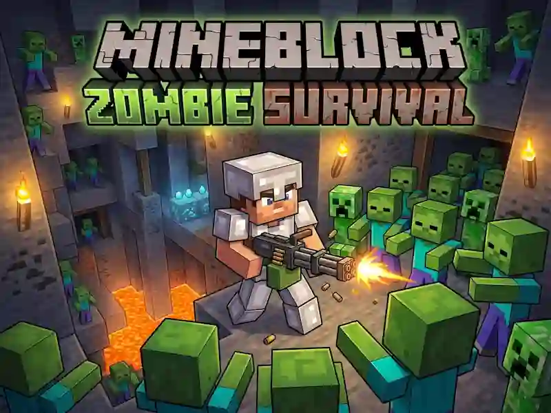 게임 Mineblock Zombie Survival 온라인