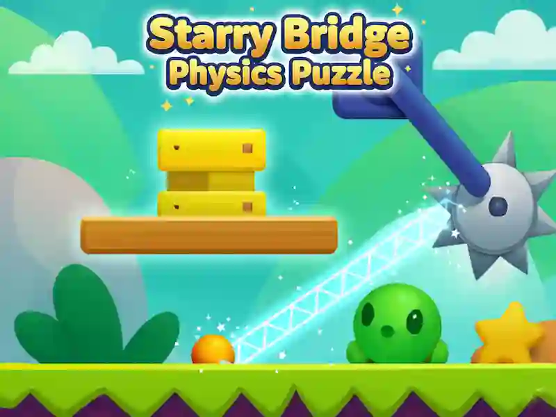 게임 Starry Bridge 물리학 퍼즐 온라인
