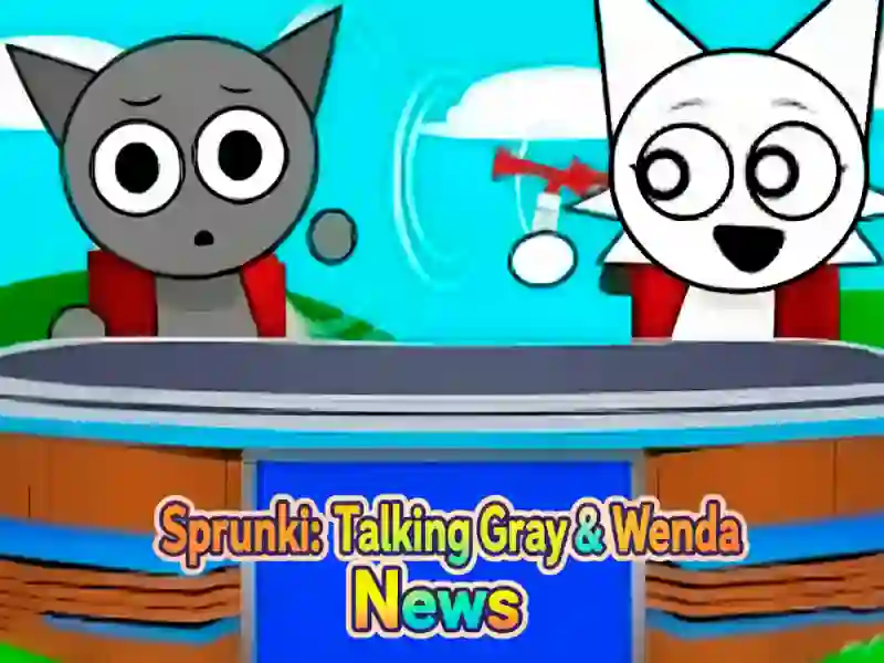 게임 Sprunki: Talking Gray와 Wenda 뉴스 온라인