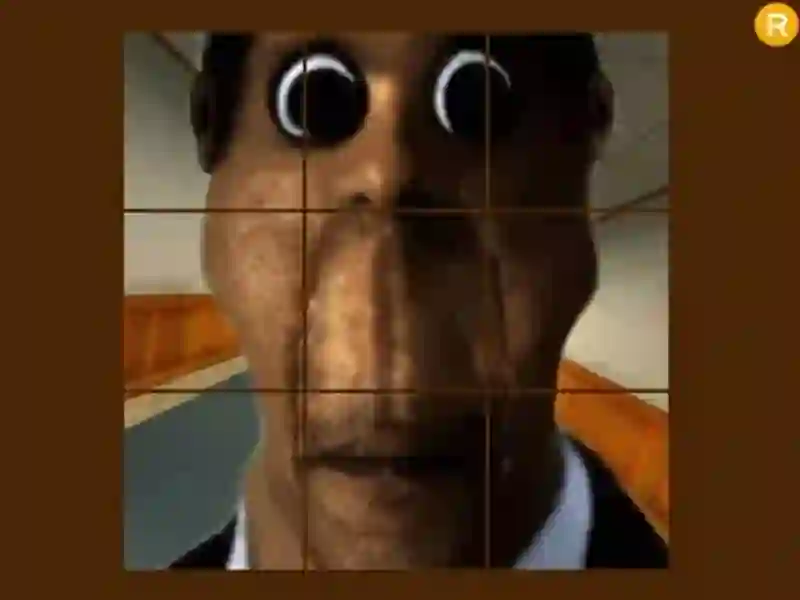 게임 Obunga Nextbots 슬라이딩 퍼즐 온라인