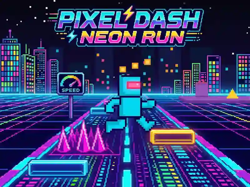 게임 Pixel Dash Neon Run 온라인