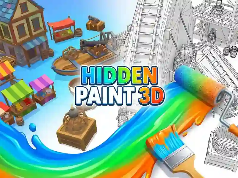 게임 Hidden Paint 3D 온라인