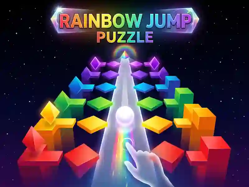 게임 Rainbow Jump Puzzle 온라인
