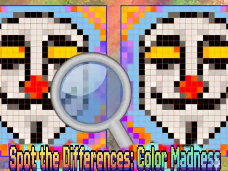 게임 Spot the Differences Color Madness 온라인