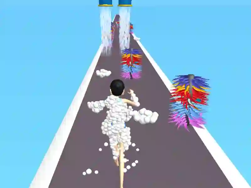 게임 거품에서 달리기 온라인