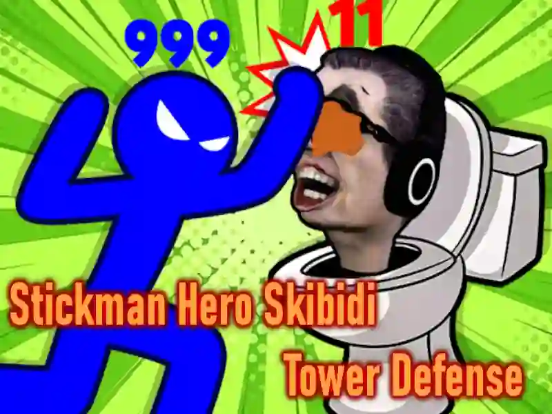 게임 Stickman Hero Skibidi Tower Defense 온라인