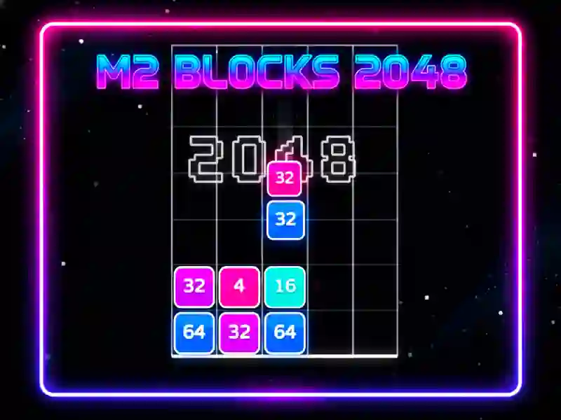 게임 M2 블록 2048 온라인