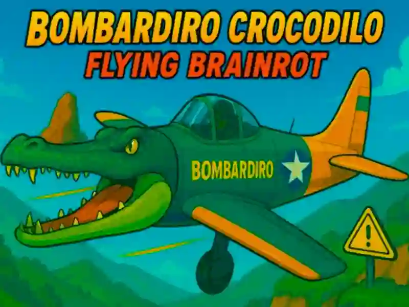 게임 Bombardiro Crocodilo Flying Brainrot 온라인
