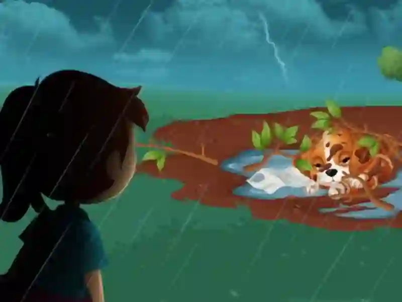 게임 잃어버린 강아지 구조 온라인