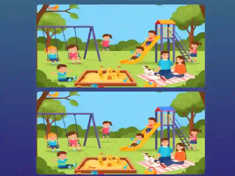 게임 차이를 발견하십시오. 1 온라인