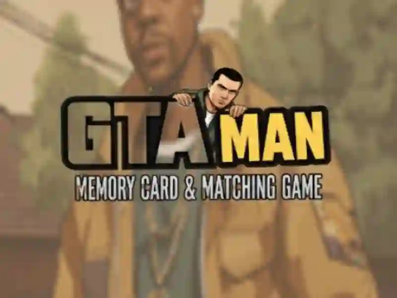 게임 GTA Man 메모리 카드 및 매칭 게임 온라인