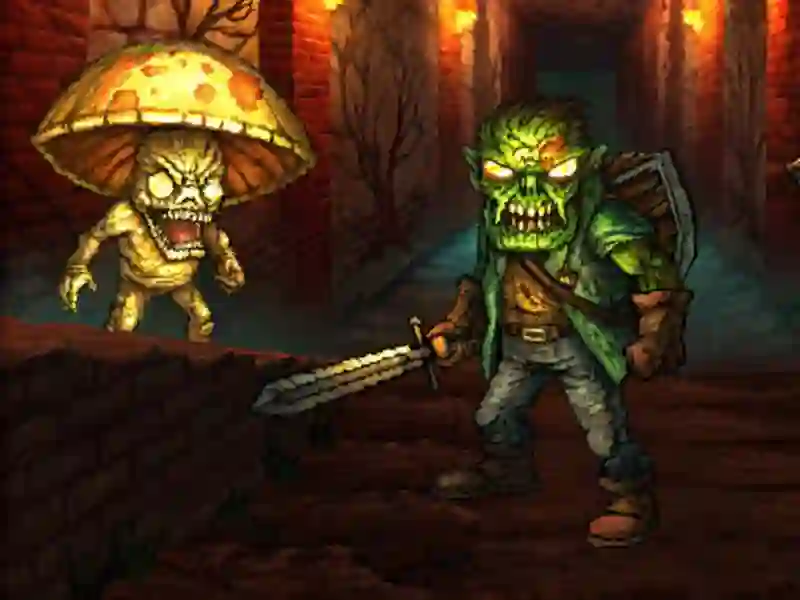 게임 Monster Slayer는 병합되어 생존합니다 온라인