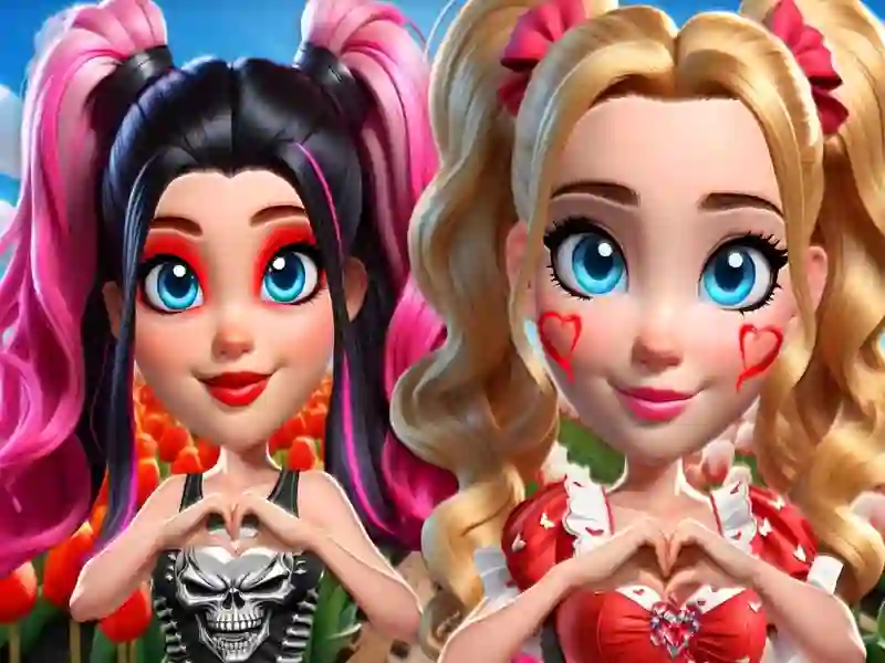 게임 활기찬 하트 매력 대 펑크 온라인