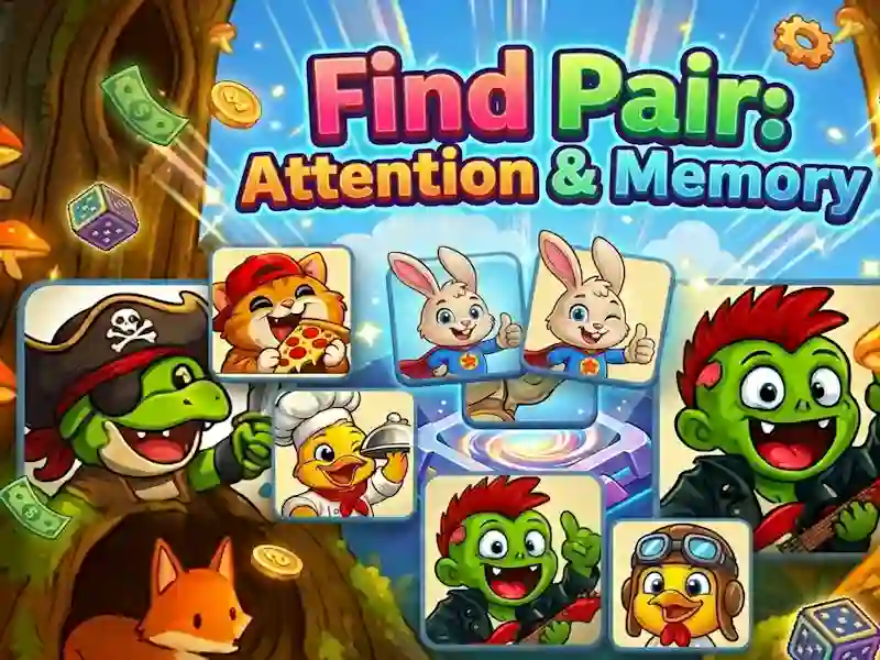 게임 Find Pair: Attention & Memory 온라인