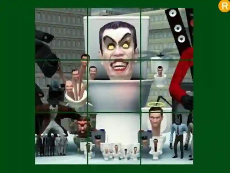 게임 Skibidi 화장실 슬라이딩 퍼즐 온라인