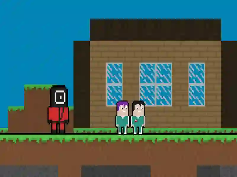 게임 오징어 탈출이지만 블록 세계 온라인