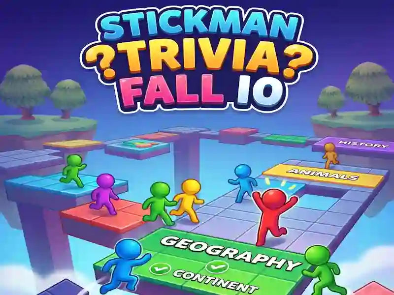 게임 Stickman Trivia Fall IO 온라인