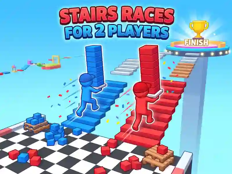 게임 Stairs Races For 2 Players 온라인