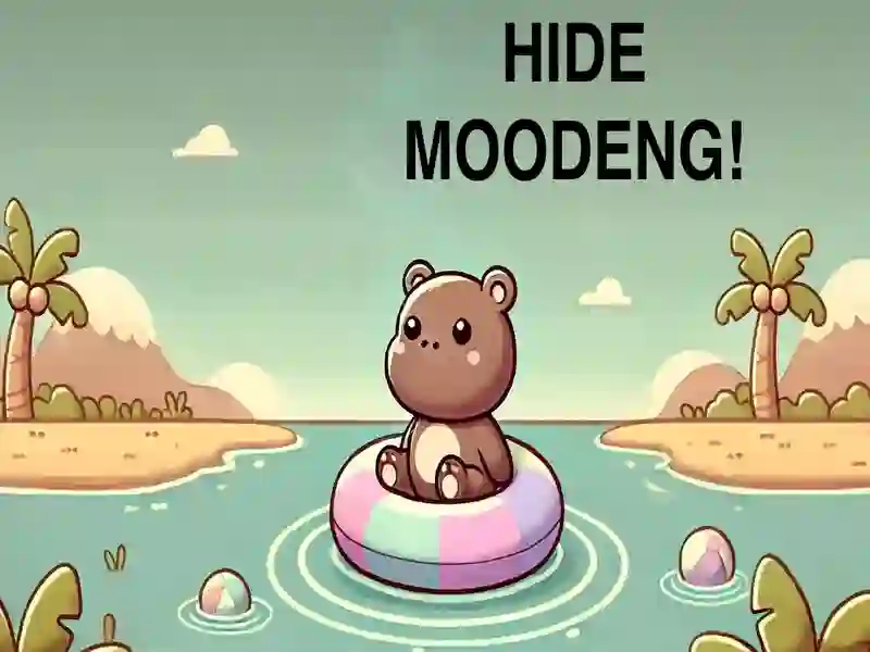 게임 Moodeng Hippo를 숨기십시오! 온라인