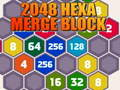 게임 2048 헥사 병합 블록 온라인